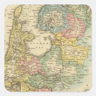 Pegatina Cuadrada Holanda 4