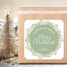 Holly Wreath Navidades de vacaciones caseras