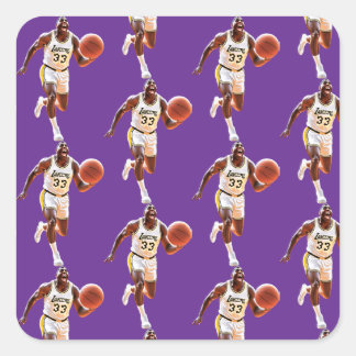 Pegatina Cuadrada Hombre mágico 33