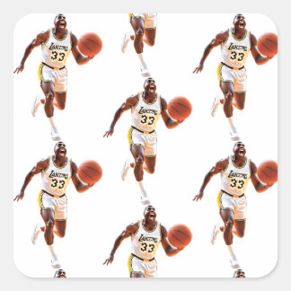 Pegatina Cuadrada Hombre mágico 33