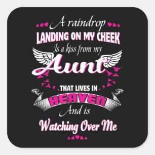 Pegatina Cuadrada hombres mujeres pierden a tía en el amor de mi tía