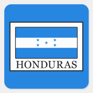 Pegatina Cuadrada Honduras