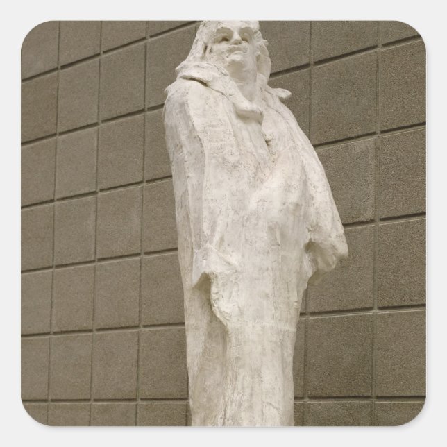 Pegatina Cuadrada Honore de Balzac 1897 (Anverso)