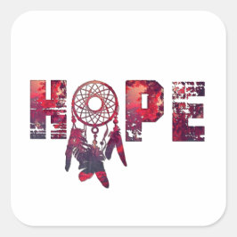 Pegatina Cuadrada Hope Sticker