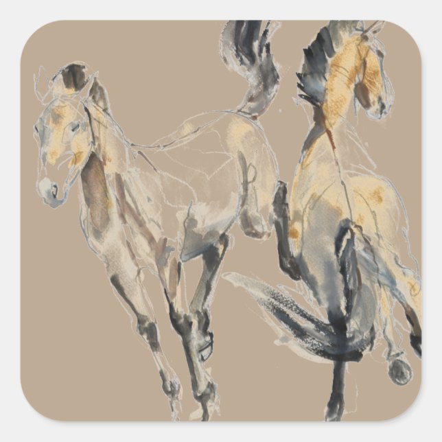 Pegatina Cuadrada Horsing 2013 (Anverso)