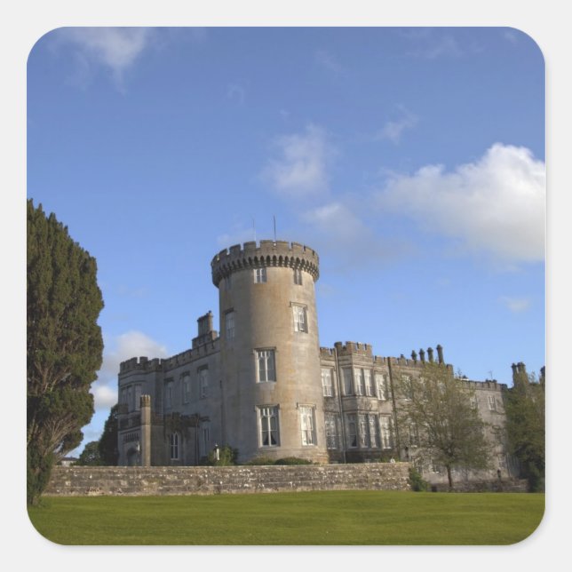 Pegatina Cuadrada Hotel Dromoland Castle en (Anverso)