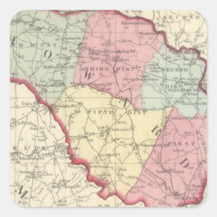 Pegatina Cuadrada Howard