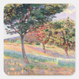Pegatina Cuadrada Huerta en St. Cheron, 1893 (aceite en lona)