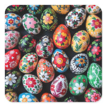 Huevos de Pascua de Primavera Pintados