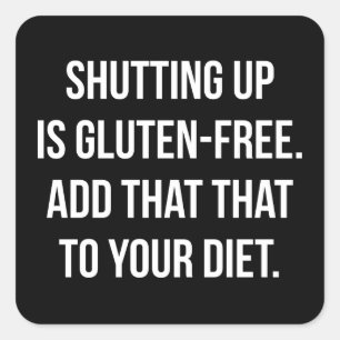 Pegatina Cuadrada Humor gracioso de Novedad - Apagarse es gratis