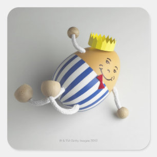 Pegatina Cuadrada Humpty Dumpty
