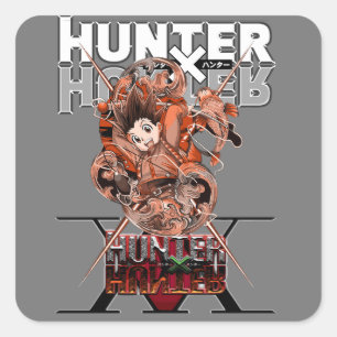 Pegatina Cuadrada Hunter X Hunter
