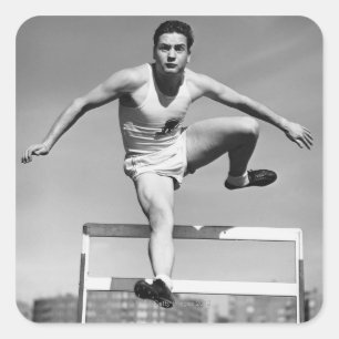 Pegatina Cuadrada Huracán