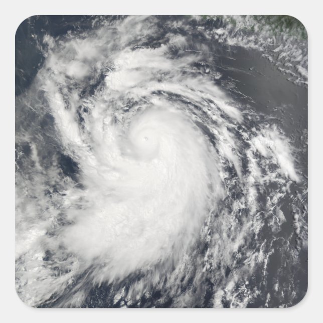 Pegatina Cuadrada Huracán Elida (Anverso)