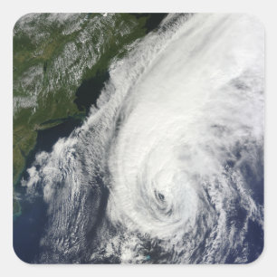 Pegatina Cuadrada Huracán Igor