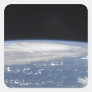 Pegatina Cuadrada Huracán Ike 8