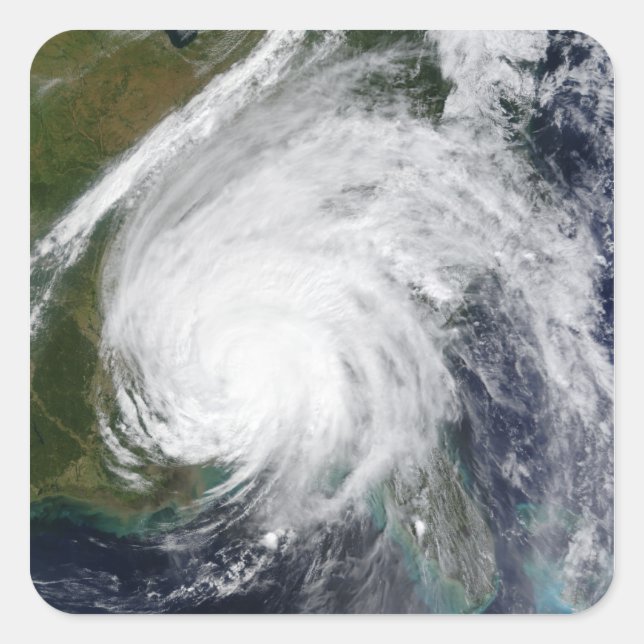 Pegatina Cuadrada Huracán Ivan (Anverso)