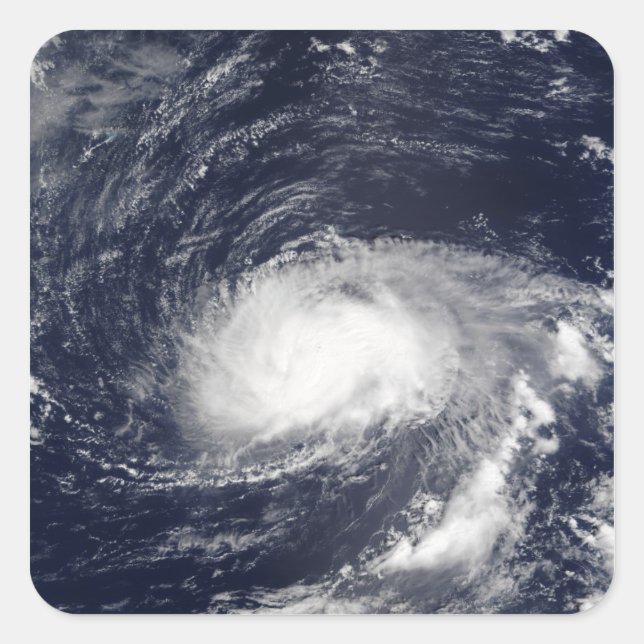 Pegatina Cuadrada Huracán Kyle (Anverso)