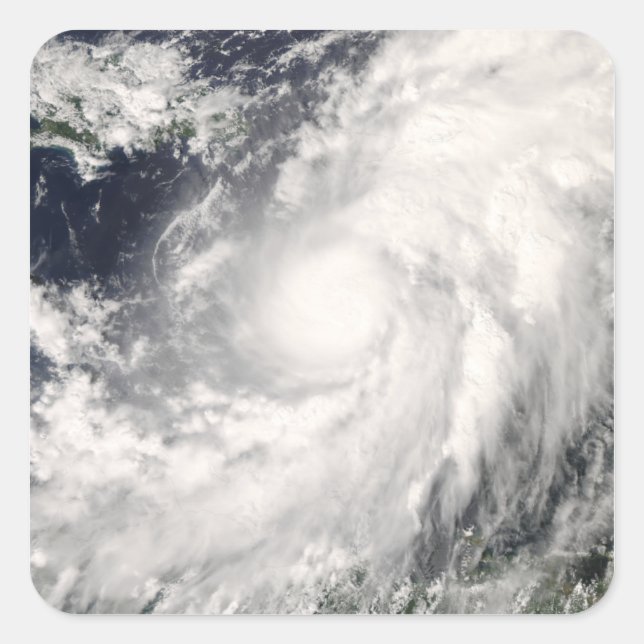 Pegatina Cuadrada Huracán Omar (Anverso)