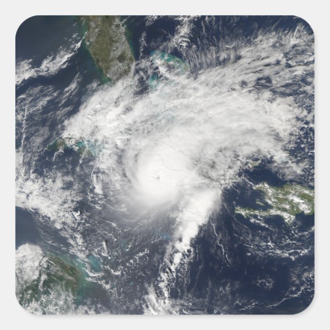 Pegatina Cuadrada Huracán Paloma (Anverso)