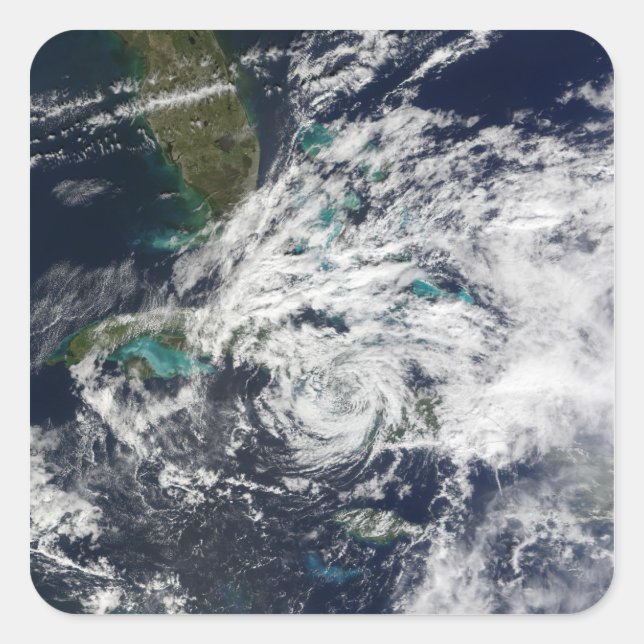 Pegatina Cuadrada Huracán Paloma 2 (Anverso)