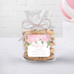 Pegatina Cuadrada Hydrangea Rosa Gracias Ducha Bridal Personalizada<br><div class="desc">Este hermoso diseño presenta flores de horangea rosa y su texto personalizado. Agregue su información utilizando el formulario de plantilla. Utilícelo para cualquier ocasión. La característica Personalizar más adelante se puede utilizar para acceder al menú de edición avanzado, donde puede cambiar el tipo de letra, los colores y el diseño...</div>