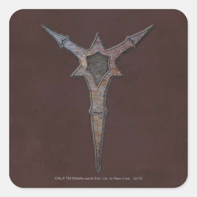 Pegatina Cuadrada Icono de Boleo (Anverso)