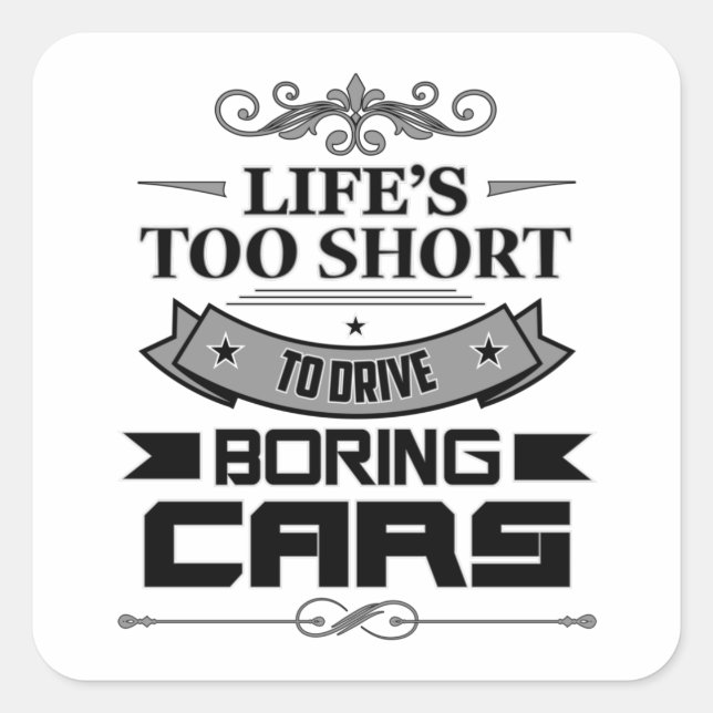 Pegatina Cuadrada Idea de regalo de coche para llave de ajuste mecán (Anverso)