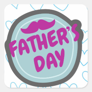 Pegatina Cuadrada Ideas de regalos para el Día del Padre