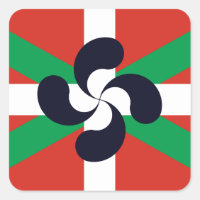 Ikurrina con el símbolo de Lauburu