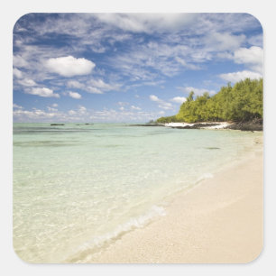 Pegatina Cuadrada Ile Aux Cerf, la excursión más popular por 2 días