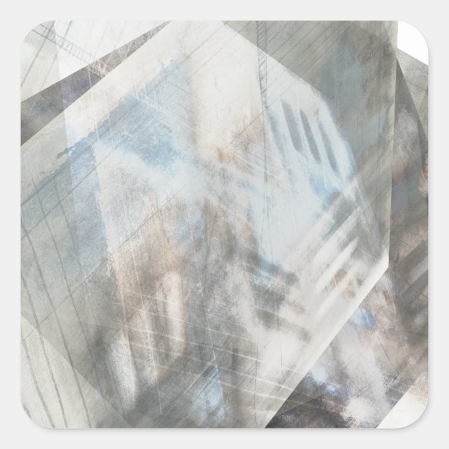 Pegatina Cuadrada Ilusión factible IV (Anverso)