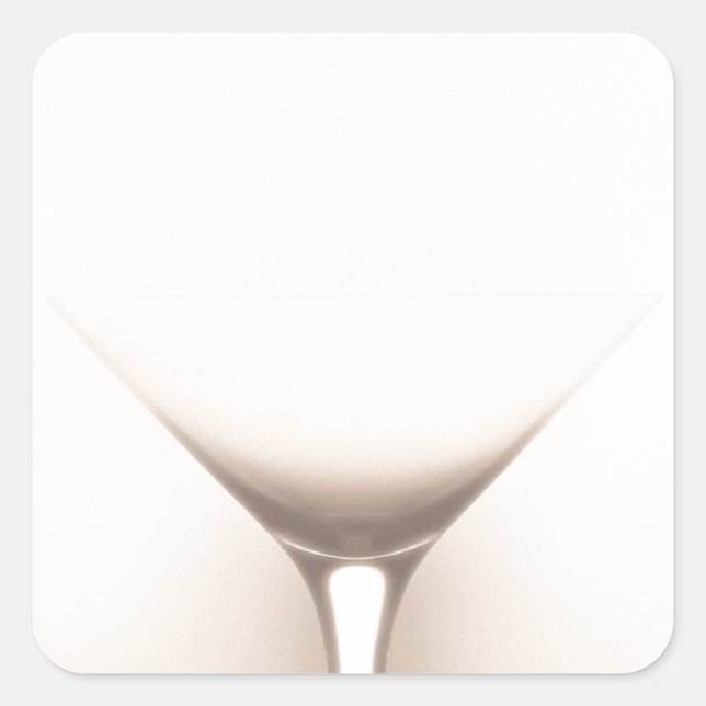 Pegatina Cuadrada Ilusión óptica (Anverso)