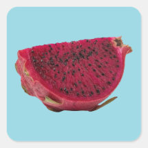 Ilustración de cuña de fruta de dragón roja vibran
