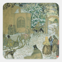 Ilustración de 'Dubrovsky', por Alexander Pushkin