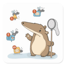 Ilustración divertida de cazador de notificaciones