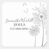 Ilustracion Floral Nacimiento Dula O Comadronas
