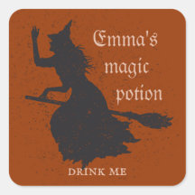 Ilustracion Grunge Halloween de Witch Magic Potion