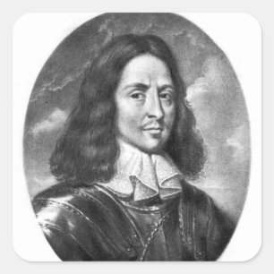 Pegatina Cuadrada Ilustracion Lord Thomas Fairfax