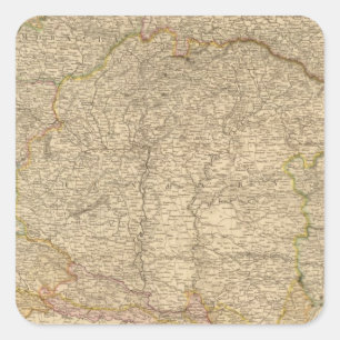 Pegatina Cuadrada Imperio austriaco 5