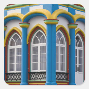 Pegatina Cuadrada Imperio da Caridade en Praia Da Vitoria,