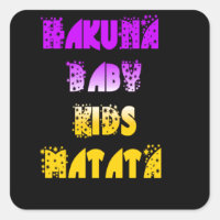 Impresión artística Hakuna Matata