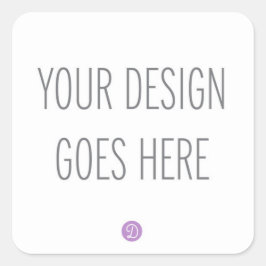 Pegatina Cuadrada Impresión de Stickers Cuadrados (1,5" o 3")