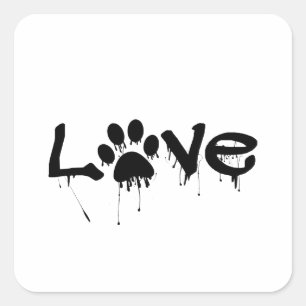 Pegatina Cuadrada Imprimir trazo