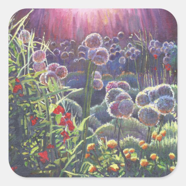 Pegatina Cuadrada Incandescencia 2013 (Anverso)