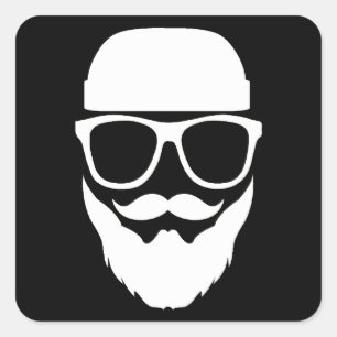 Pegatina Cuadrada Inconformista viejo de YE