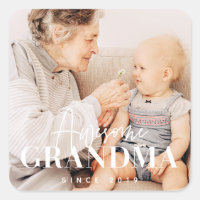 Increíble abuela desde 20XX simple foto elegante