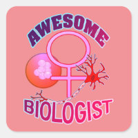 Increíble bióloga femenina