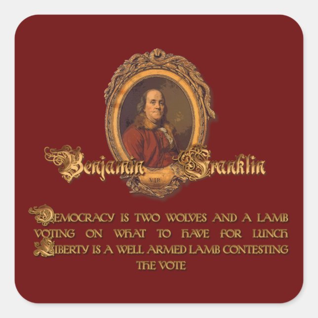 Pegatina Cuadrada indefinido (Anverso)