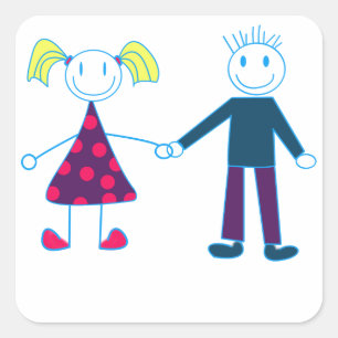 Pegatina Cuadrada indefinido